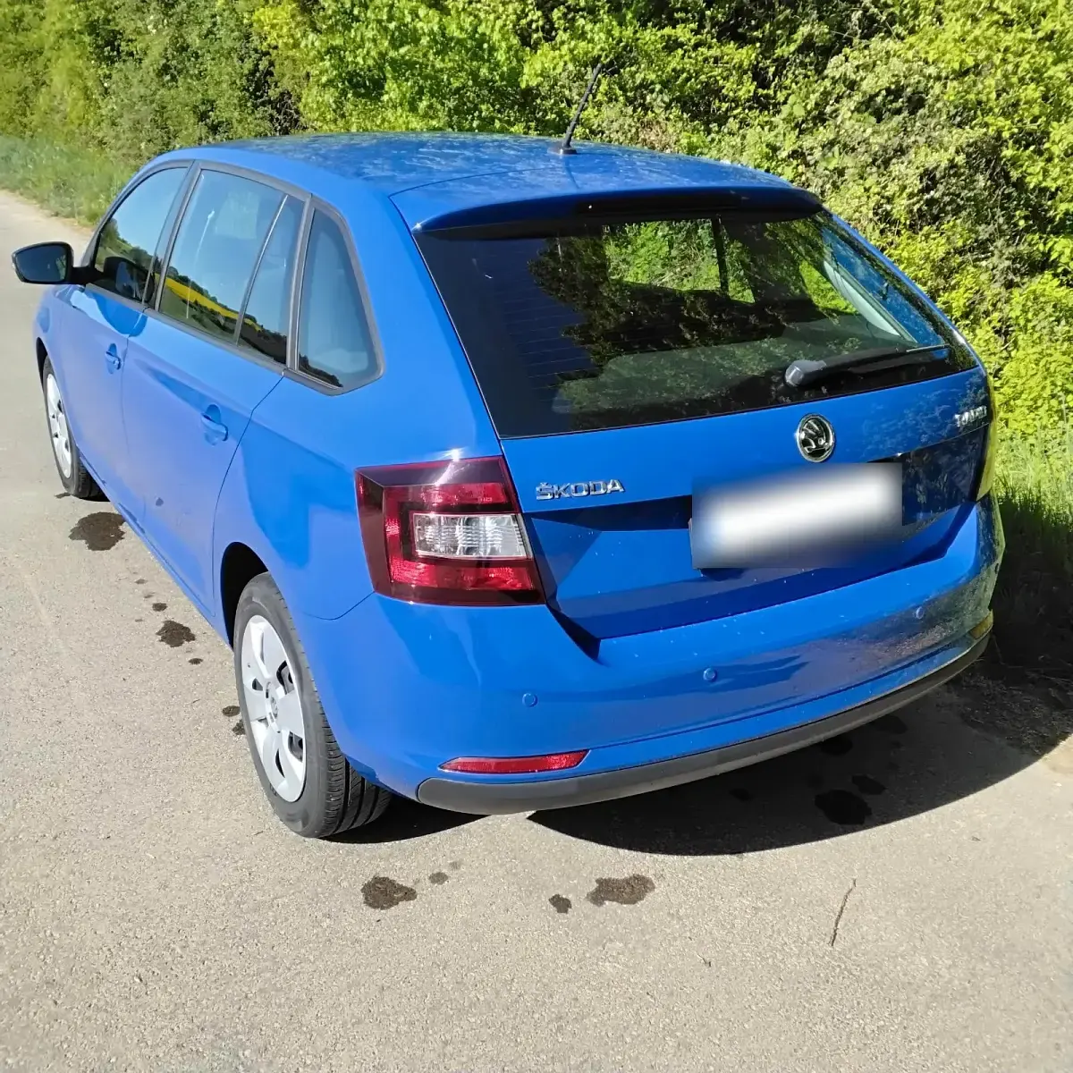 Gebraucht Skoda Rapid 95 PS (69 kW) 2019 Blau Kleinwagen