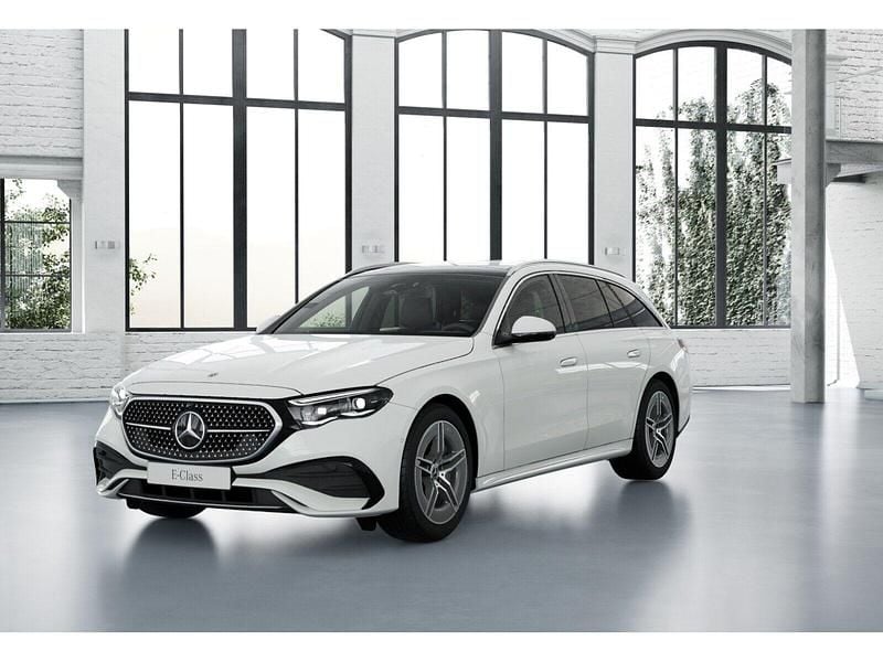 Weiss polarweiß Gebraucht 2025 Mercedes E200 AMG Kombi | 53.880 € (Fairer Preis) - Bild 1/4