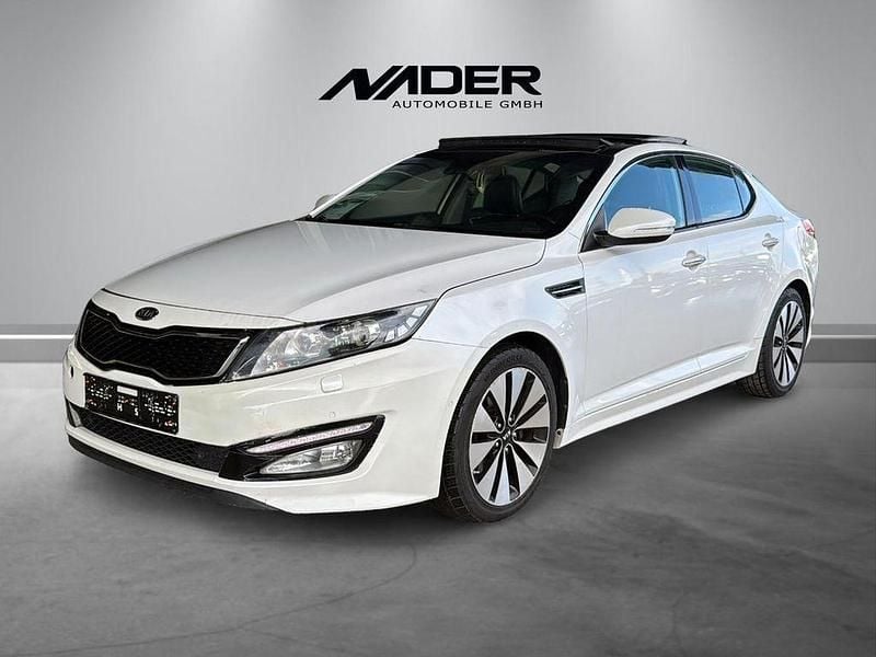 Weiß Gebraucht 2012 Kia Optima Spirit Limousine | 7.990 € (Fairer Preis) - Bild 1/4