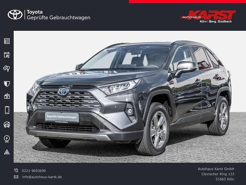 Marlingrau metallic Gebraucht 2024 Toyota RAV4 Hybrid Team SUV | 35.485 € (Superpreis) - Bild 1/4