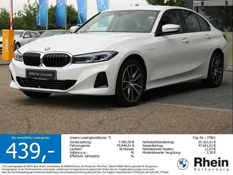 Weiß Neu 2025 BMW 330e Limousine | 54.729 € (Superpreis) - Bild 1/4