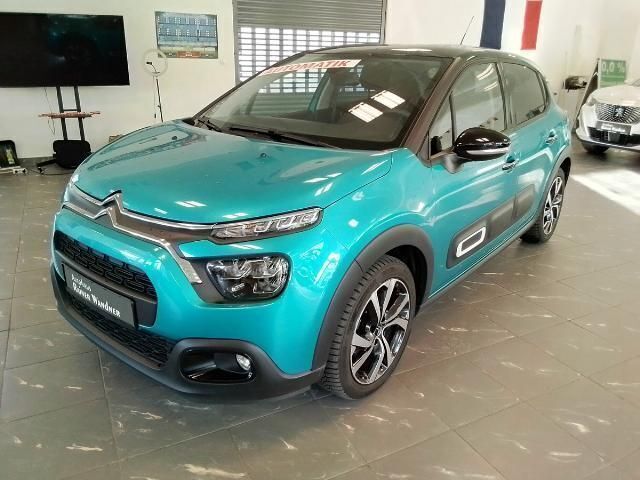 Blaumetallik Gebraucht 2022 Citroën C3 PureTech Kleinwagen | 12.990 € (Guter Preis) - Bild 1/4