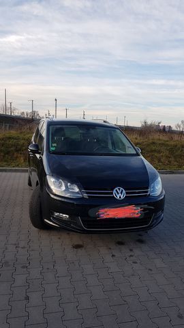 Gebraucht VW Sharan 190 PS (139 kW) 2011 Schwarz metallic Van / Kleinbus