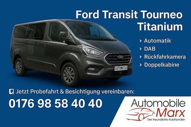 Magneticgrau (metallic) Gebraucht 2019 Ford Transit Custom Titanium Van / Kleinbus | 12.999 € - Bild 1/4