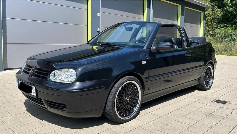 Schwarz Gebraucht 2001 VW Golf Cabriolet Conceptline Cabrio | 5.990 € (Teuer) - Bild 1/4