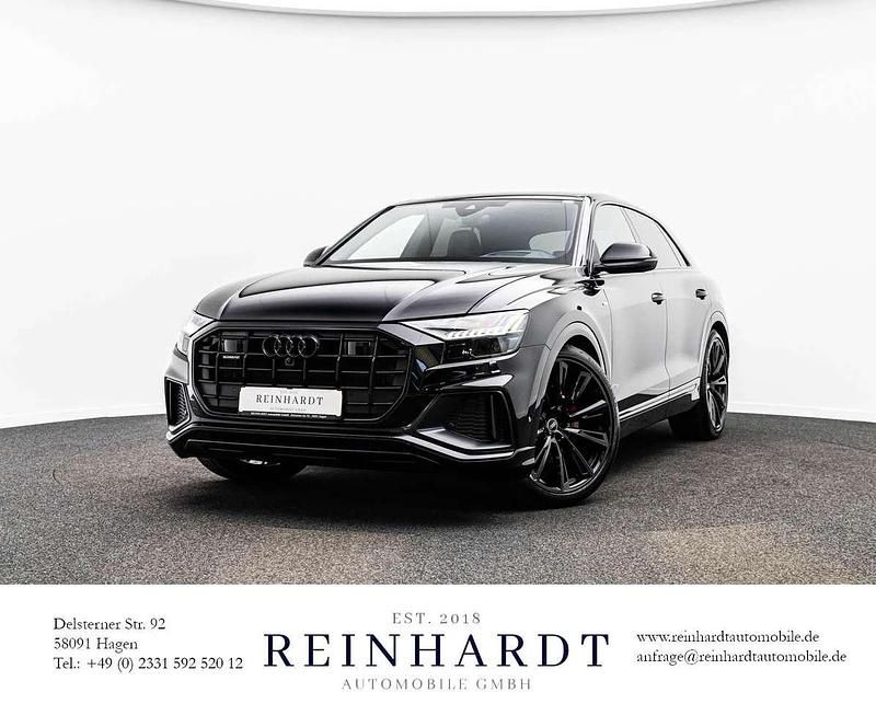 Gebraucht Audi Q8 S-Line 286 PS (210 kW) 2022 Mythosschwarz metallic SUV