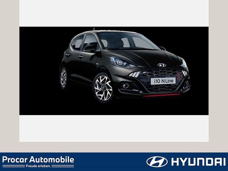 Dragon red/ phantom black / mi Neu 2025 Hyundai i10 N Line Kleinwagen | 21.190 € (Fairer Preis) - Bild 1/1