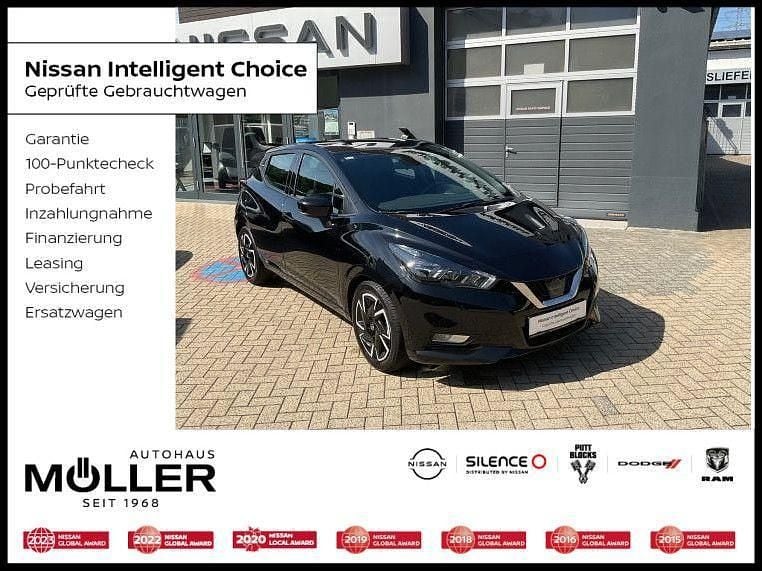 Schwarz Gebraucht 2022 Nissan Micra N-Way Kleinwagen | 8.990 € (Guter Preis) - Bild 1/4