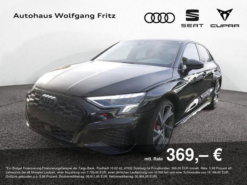 Schwarz Gebraucht 2023 Audi S3 Sport Limousine | 38.630 € (Superpreis) - Bild 1/4
