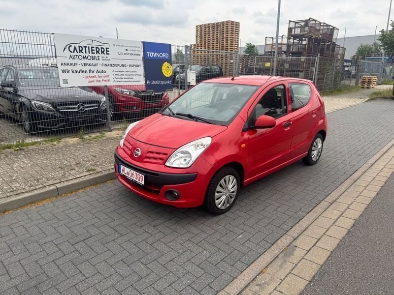Rot Gebraucht 2009 Nissan Pixo Acenta Kleinwagen | 2.999 € (Fairer Preis) - Bild 1/4