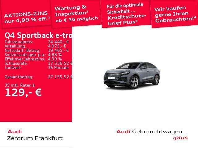 Kieselgrau Gebraucht 2022 Audi Q4 Sportback e-tron Comfort SUV | 24.440 € (Guter Preis) - Bild 1/3