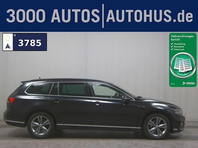 Schwarz Gebraucht 2020 VW Passat R-line Kombi | 18.280 € (Superpreis) - Bild 1/4