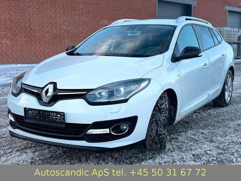 Gebraucht Renault Mégane III LIMITED 110 PS (80 kW) 2015 Weiß Kombi