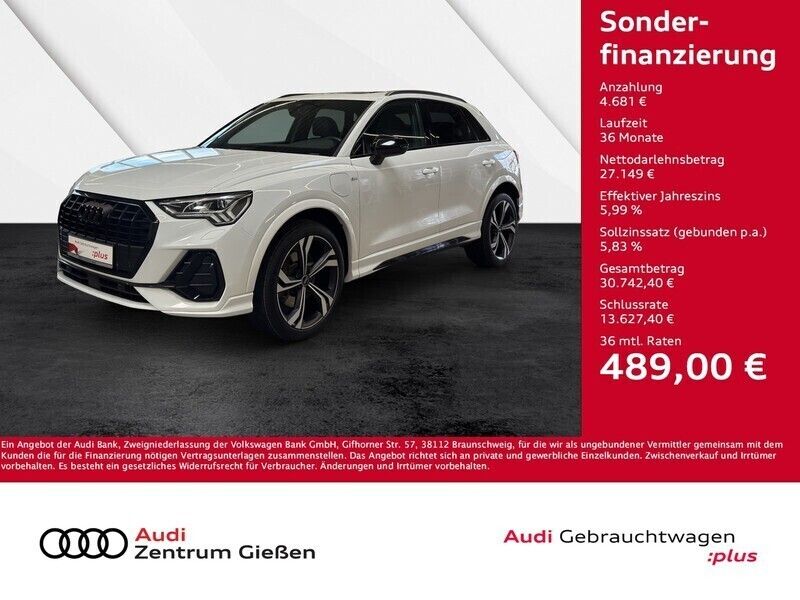 Weiß Gebraucht 2022 Audi Q3 S-Line SUV | 31.830 € (Teuer) - Bild 1/4