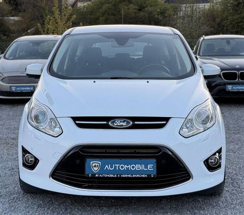 Gebraucht Ford C-MAX Titanium 125 PS (91 kW) 2014 Weiß Van / Kleinbus