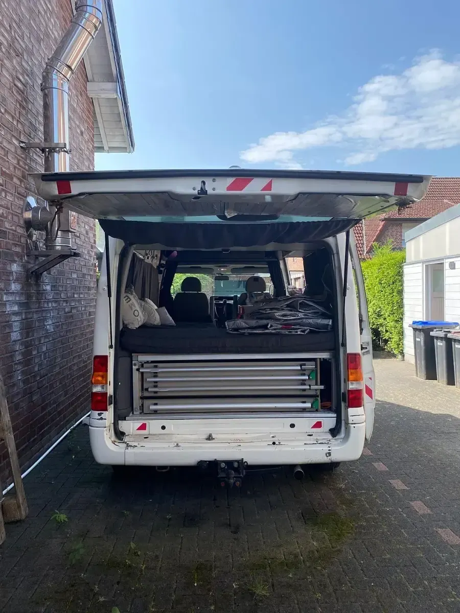 Gebraucht Ford Transit 125 PS (91 kW) 2002 Weiß Van / Kleinbus