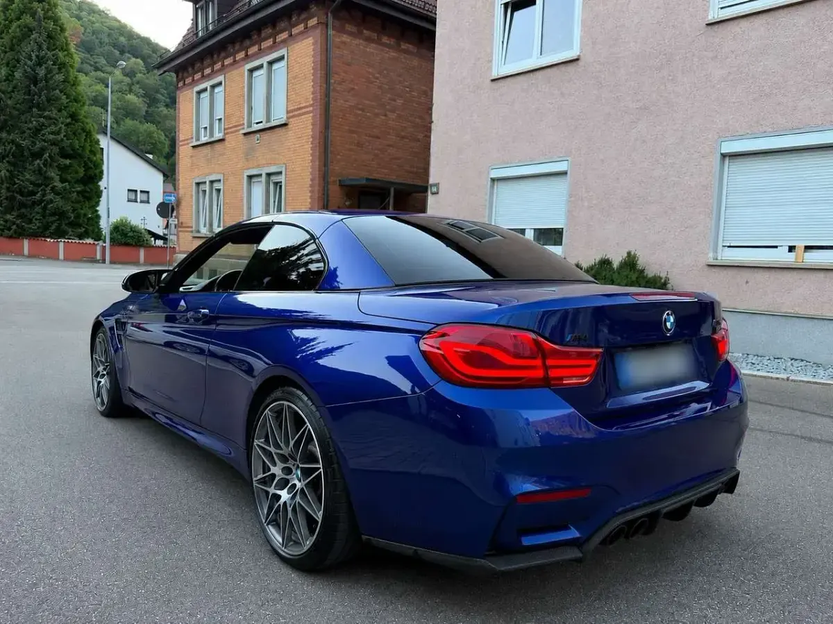 Gebraucht BMW M4 Cabriolet Competition Edition 450 PS (330 kW) 2018 Blau Cabrio