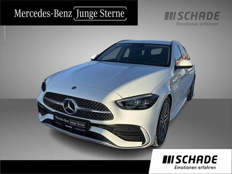 Weiß Gebraucht 2024 Mercedes C180 AMG line Limousine | 36.350 € (Fairer Preis) - Bild 1/4