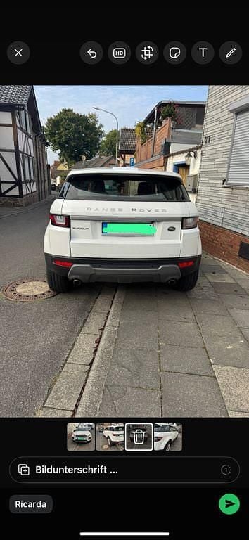 Weiß Gebraucht 2019 Land Rover Range Rover evoque Landmark SUV | 18.000 € (Fairer Preis) - Bild 1/4
