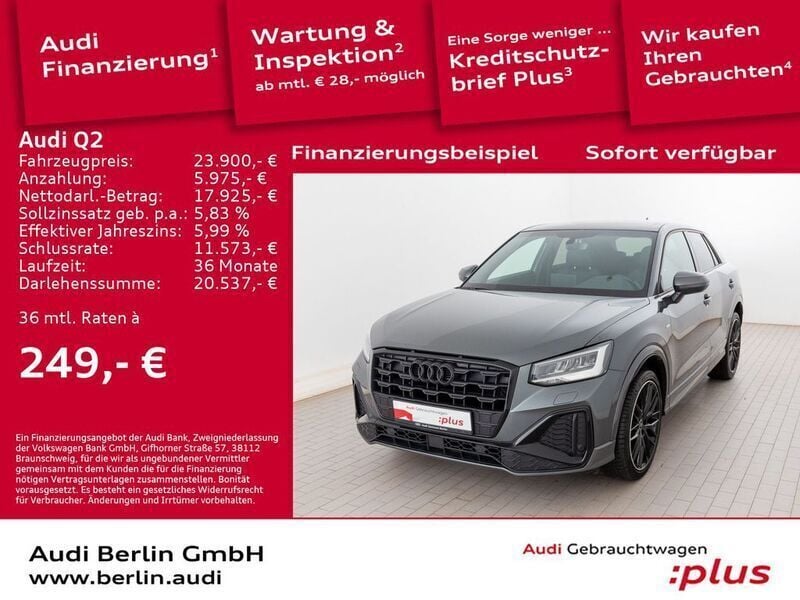 Daytonagrau perleffekt Gebraucht 2021 Audi Q2 Ambiente SUV | 23.900 € (Guter Preis) - Bild 1/3