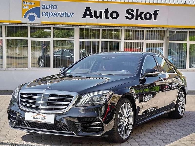 Obsidianschwarz (197) Gebraucht 2020 Mercedes S350 AMG Limousine | 62.900 € (Fairer Preis) - Bild 1/4