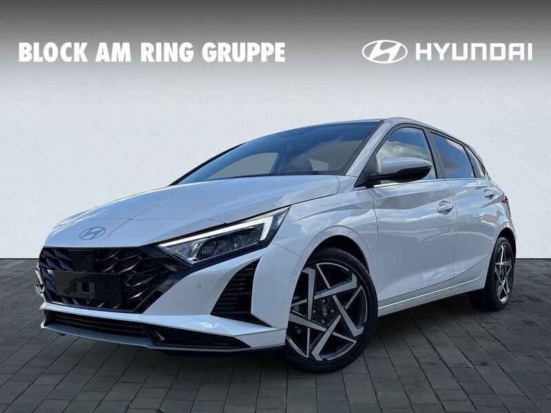 Atlas white, innenraum black, Neu 2025 Hyundai i20 Prime Limousine | 22.790 € (Guter Preis) - Bild 1/4
