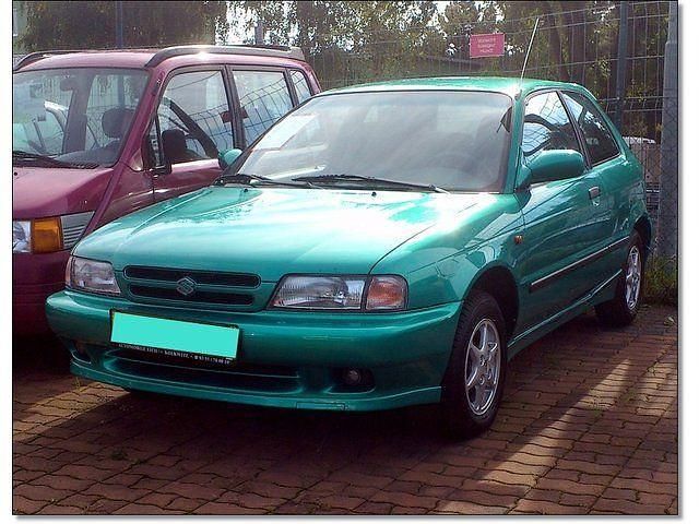 Gebraucht Suzuki Baleno 86 PS (63 kW) 1998 Grün metallic Kleinwagen