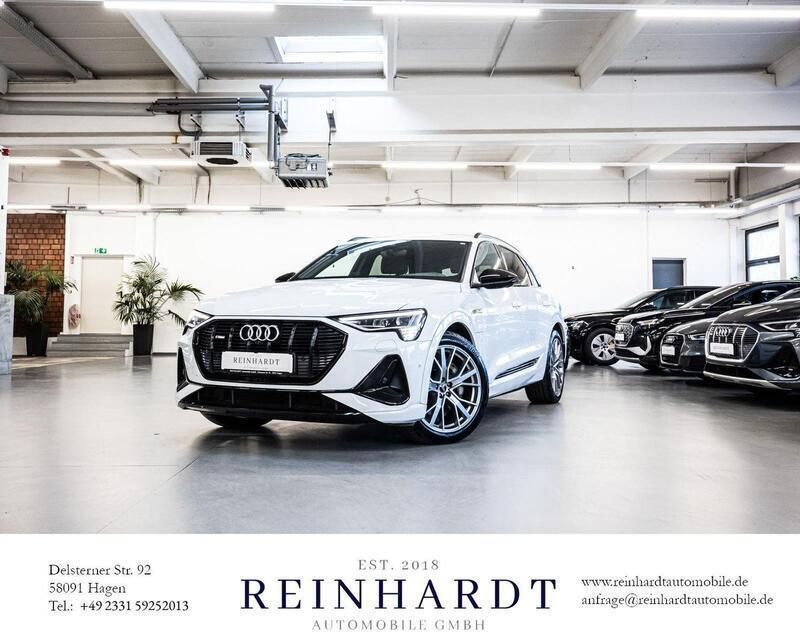 Gletscherweiß metallic Gebraucht 2021 Audi e-tron S-Line SUV | 36.670 € - Bild 1/3