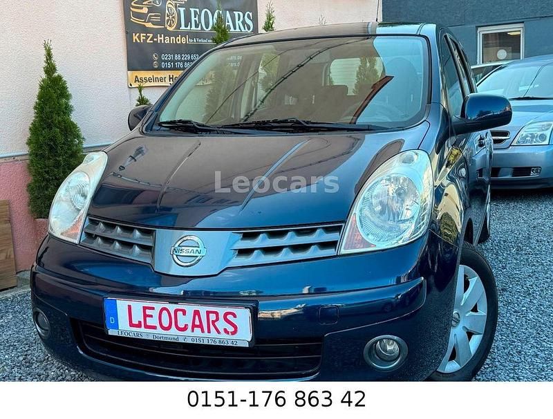 Gebraucht Nissan Note Acenta 88 PS (64 kW) 2008 Blau Kleinwagen