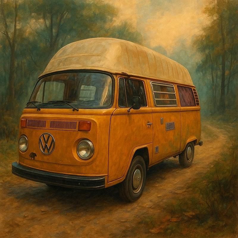 Orange Gebraucht 1978 VW T2 Beach Van | 23.999 € - Bild 1/4