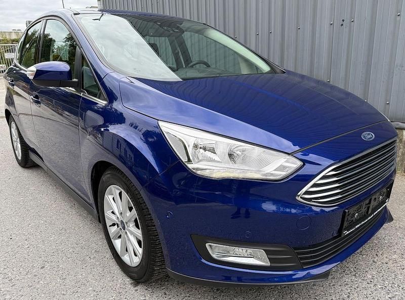 Blau Gebraucht 2015 Ford C-MAX Titanium Van / Kleinbus | 6.990 € (Superpreis) - Bild 1/4