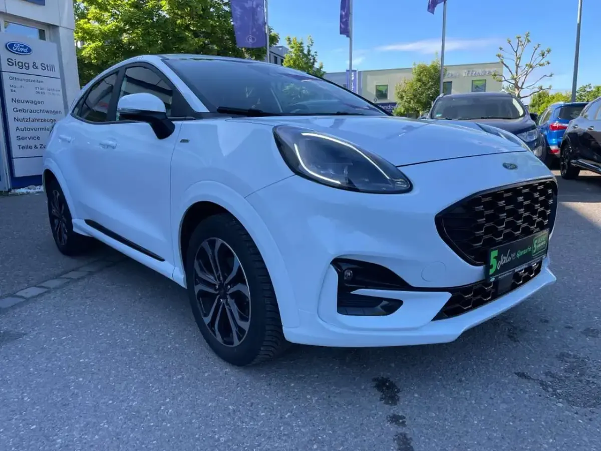 Gebraucht Ford Puma ST-Line 125 PS (91 kW) 2022 Frostweiß SUV