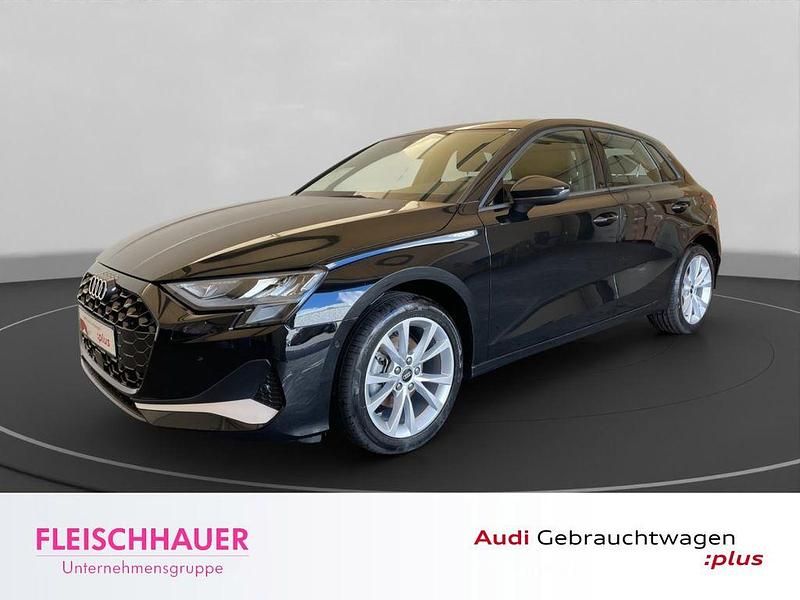 Schwarz Gebraucht 2024 Audi A3 Sportback Advanced Limousine | 32.960 € (Fairer Preis) - Bild 1/4