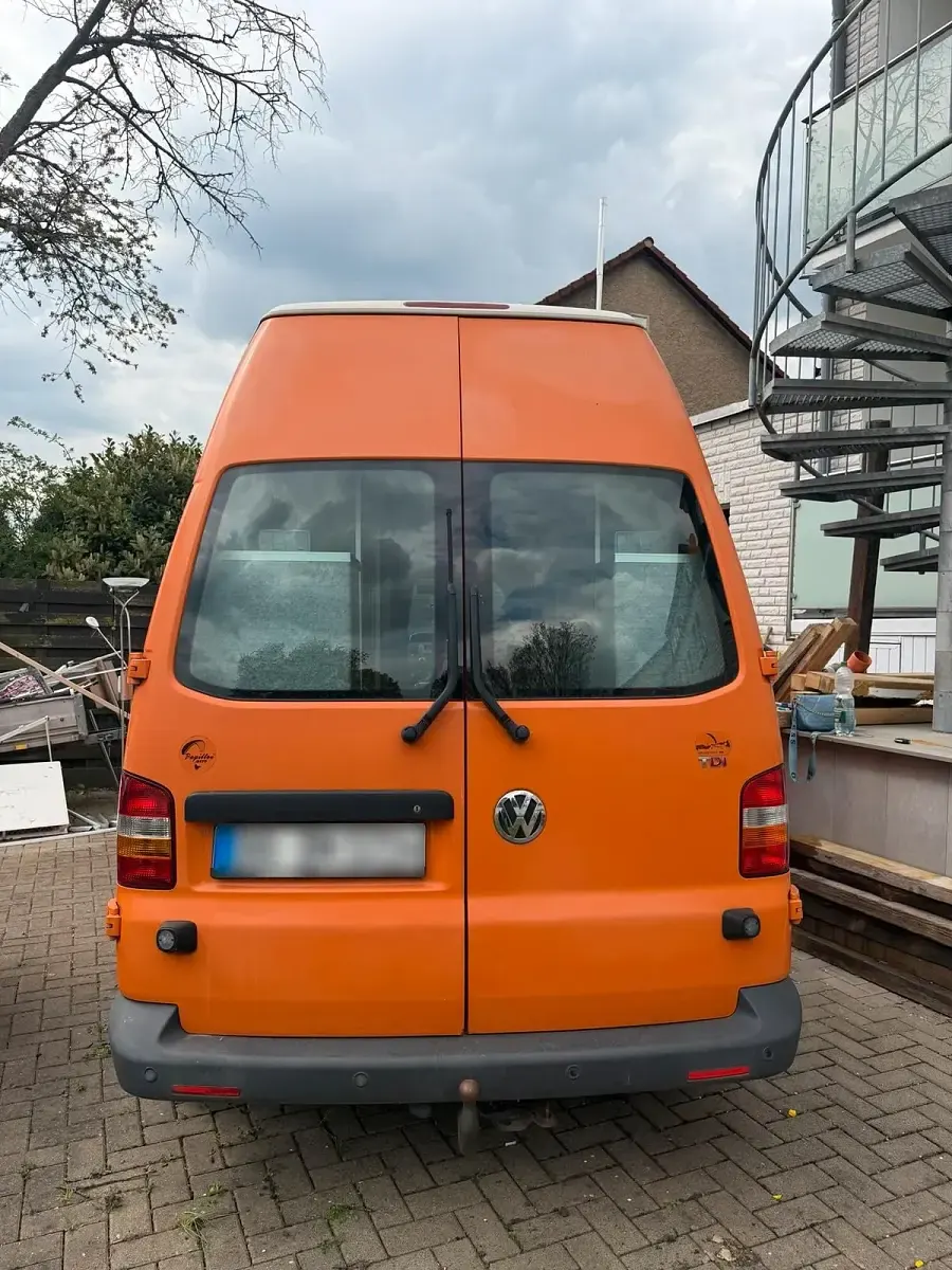 Usado VW Transporter 130 HP (95 kW) 2009 Laranja Van