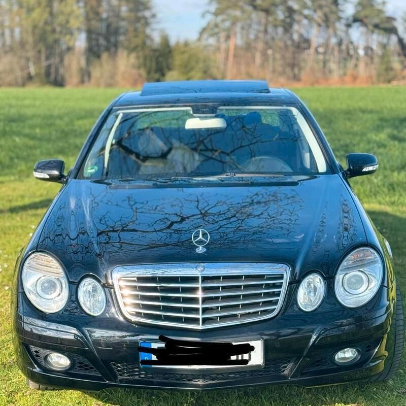 Schwarz Gebraucht 2007 Mercedes E200 Limousine | 6.999 € (Fairer Preis) - Bild 1/4