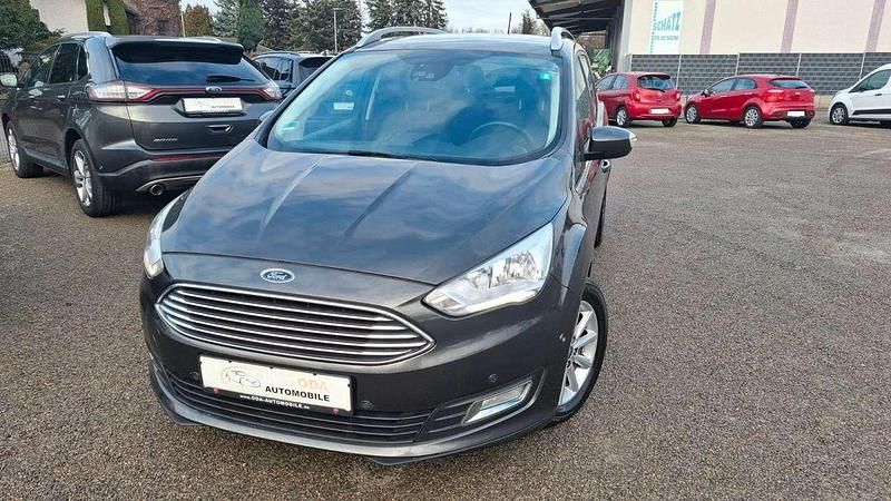 Gebraucht Ford Grand C-Max Titanium 125 PS (91 kW) 2018 Grau Van / Kleinbus