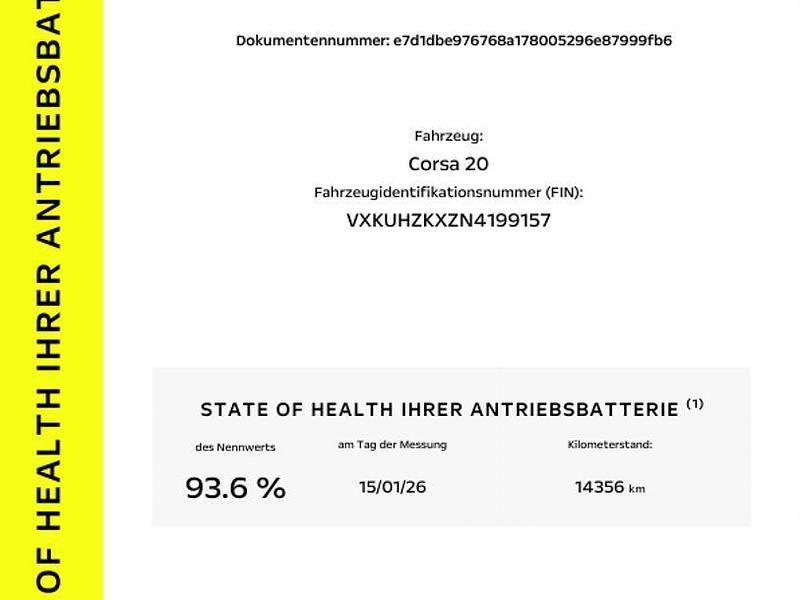 Gebraucht Opel Corsa-e Elegance 100 kW (136 PS) 2022 Rot (metallic) Kleinwagen