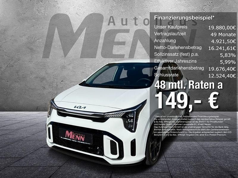 Weiß Neu 2025 Kia Picanto GT-Line Kleinwagen | 19.880 € - Bild 1/4