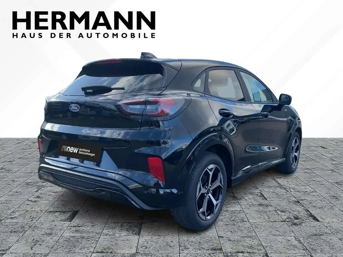 Neu Ford Puma ST-Line 125 PS (91 kW) 2025 Agate black  (pn4gm) (schwarz SUV