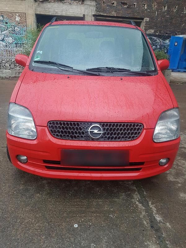 Gebraucht Opel Agila 75 PS (55 kW) 2001 Rot Van / Kleinbus