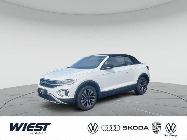 Weiß (pure white uni / schwarz) Neu 2025 VW T-Roc Cabriolet Cabrio | 33.421 € (Guter Preis) - Bild 1/4
