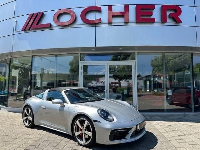 Silber Gebraucht 2022 Porsche 911 Targa 4S Cabrio | 151.900 € (Superpreis) - Bild 1/4