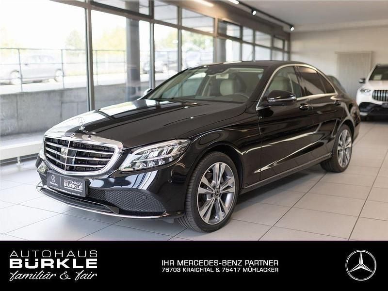 Schwarz Gebraucht 2019 Mercedes C220 Exclusive Limousine | 29.650 € (Fairer Preis) - Bild 1/4