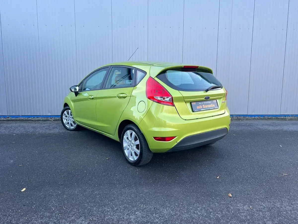 Gebraucht Ford Fiesta Trend 82 PS (60 kW) 2009 Grün Limousine