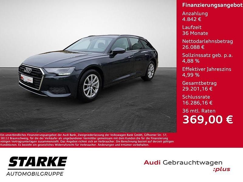 Grau (manhattangrau metallic) Gebraucht 2022 Audi A6 Business Kombi | 30.930 € (Fairer Preis) - Bild 1/4