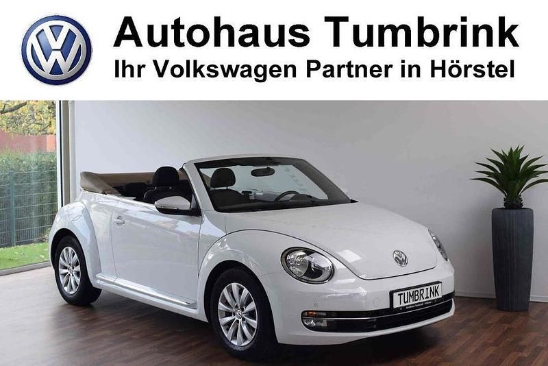 Pure white Gebraucht 2016 VW Beetle Design Cabrio | 16.980 € (Fairer Preis) - Bild 1/4