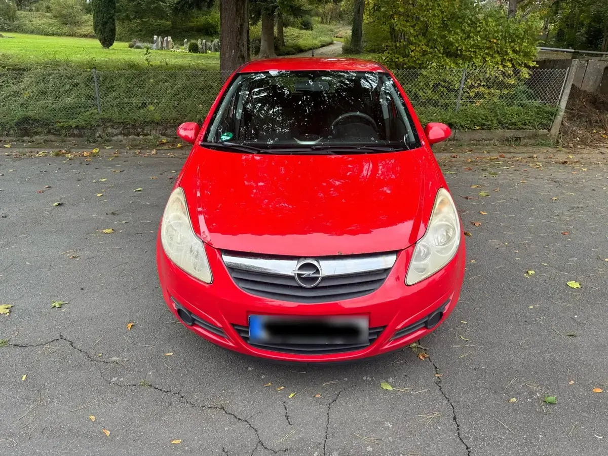 Gebraucht Opel Corsa 80 PS (58 kW) 2009 Rot Kleinwagen