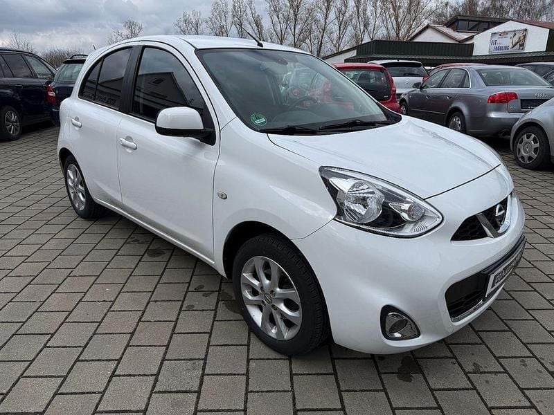Gebraucht Nissan Micra Acenta 80 PS (58 kW) 2014 Weiß Kleinwagen