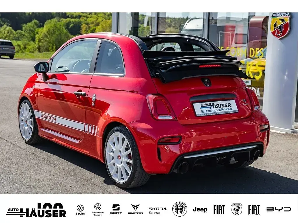 Second-hand Abarth 595C Esseesse 179 CP (131 kW) 2019 Roșu Cabrio