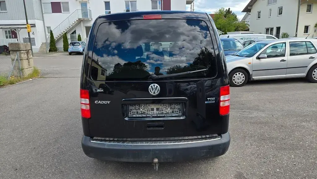 Gebraucht VW Caddy Trendline 75 PS (55 kW) 2011 Schwarz Van / Kleinbus